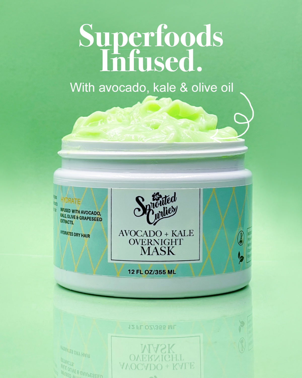 Avocado & Kale Overnight Mask