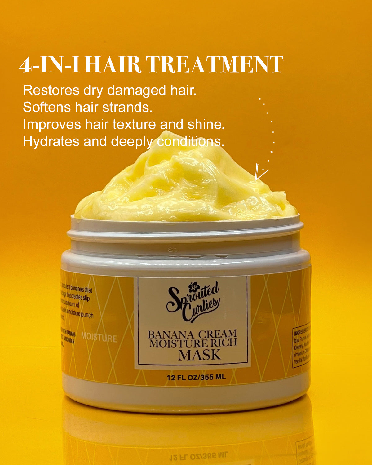 Banana Cream Moisture Rich Mask