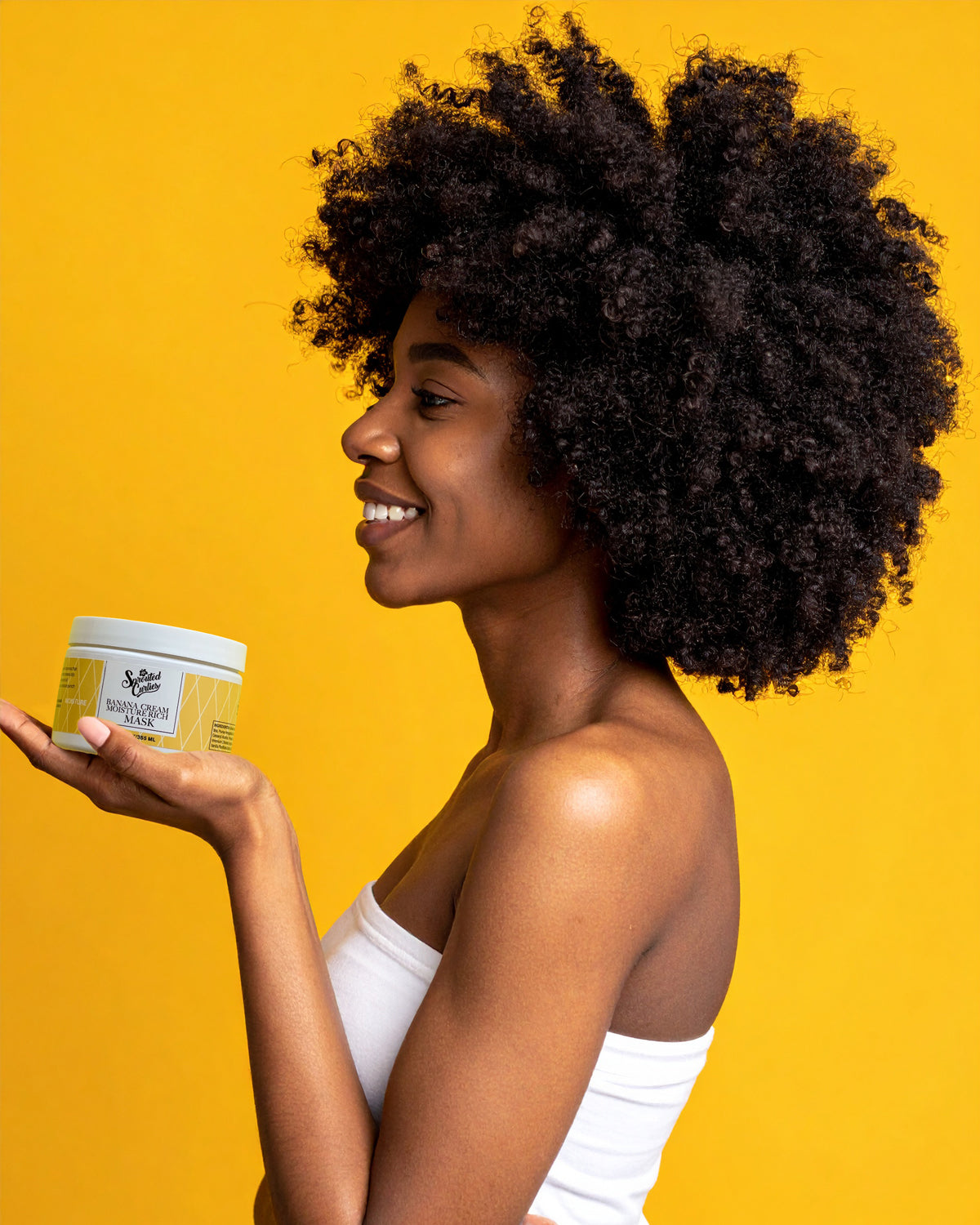 Banana Cream Moisture Rich Mask – SPROUTED CURLIES
